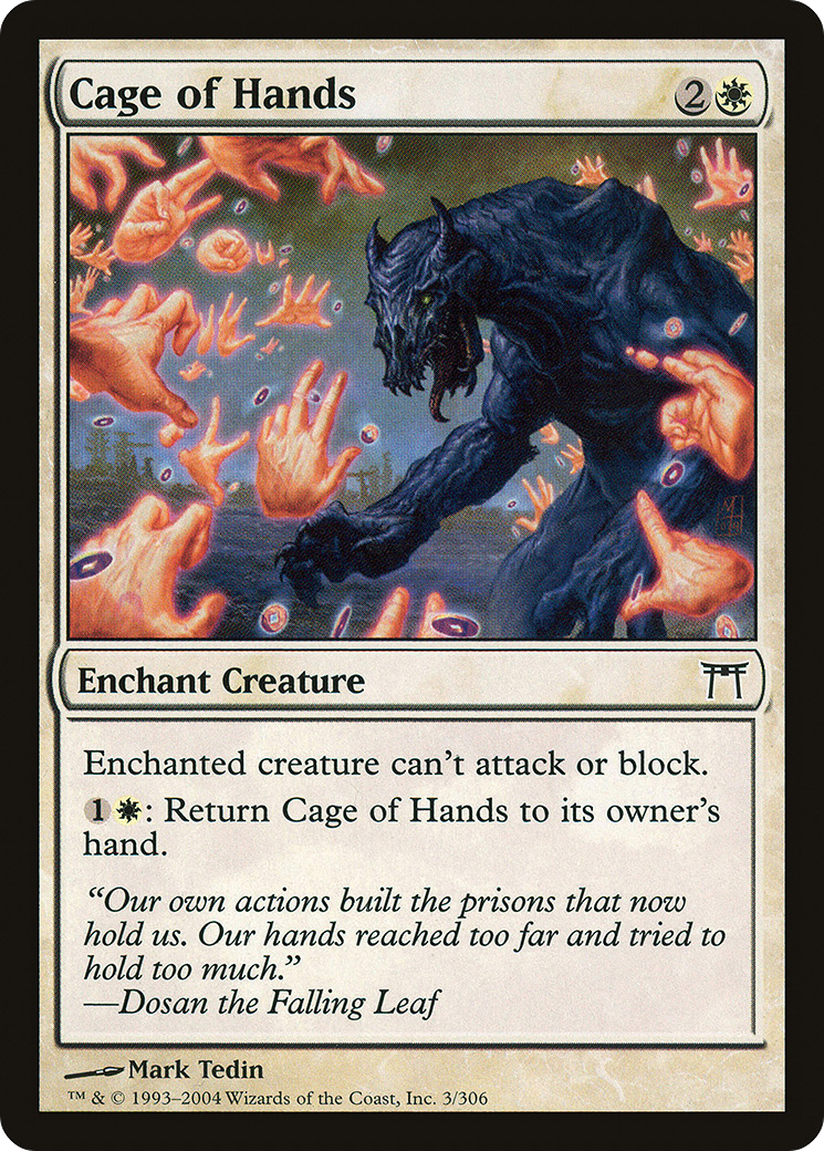 Image of Cage of Hands [Champions of Kamigawa]