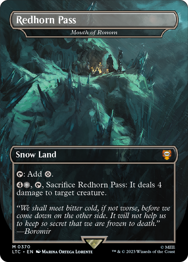 Image of Mouth of Ronom - Redhorn Pass [The Lord of the Rings: Tales of Middle-Earth Commander]