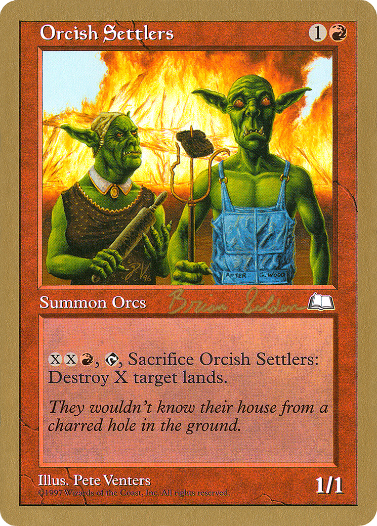 Image of Orcish Settlers (Brian Selden) [World Championship Decks 1998]