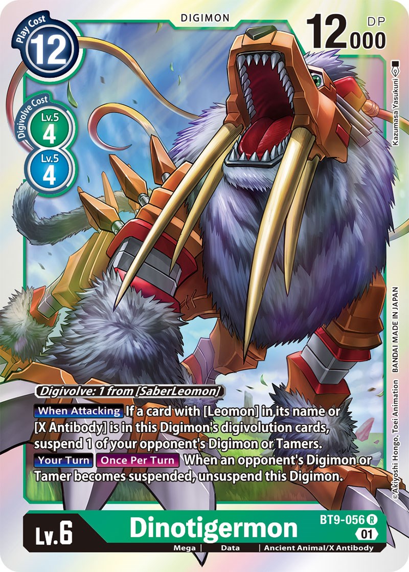 Image of Dinotigermon [BT9-056] [X Record]