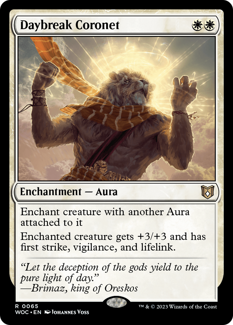 Image of Daybreak Coronet [Wilds of Eldraine Commander]