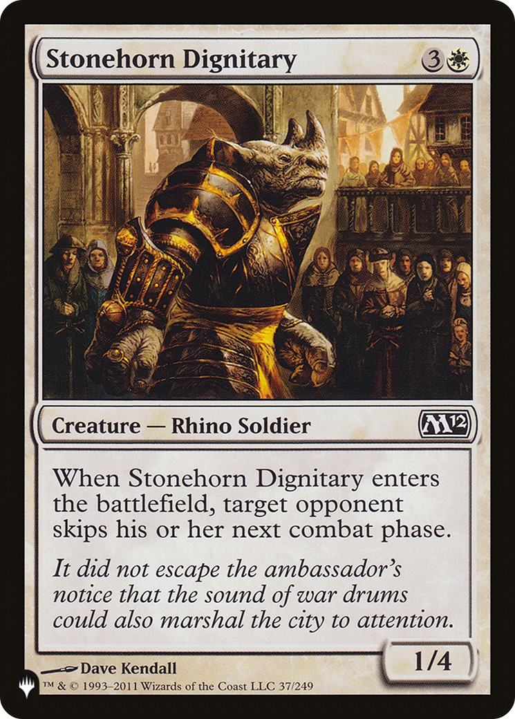 Image of Stonehorn Dignitary [The List]