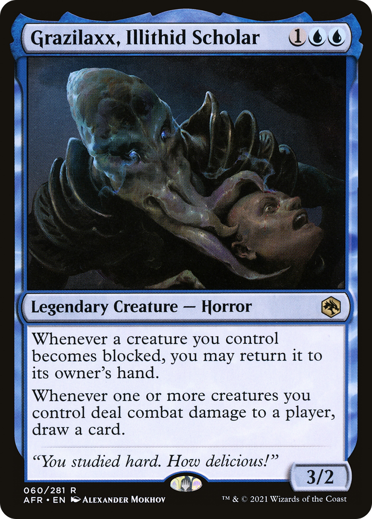 Image of Grazilaxx, Illithid Scholar [Dungeons & Dragons: Adventures in the Forgotten Realms]