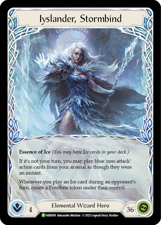 Image of Iyslander, Stormbind [HER060] (Promo)  Cold Foil