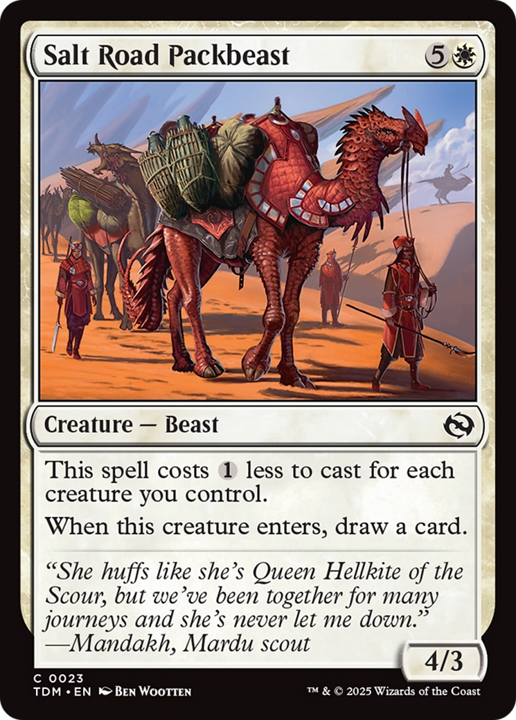 Image of Salt Road Packbeast [Tarkir: Dragonstorm]