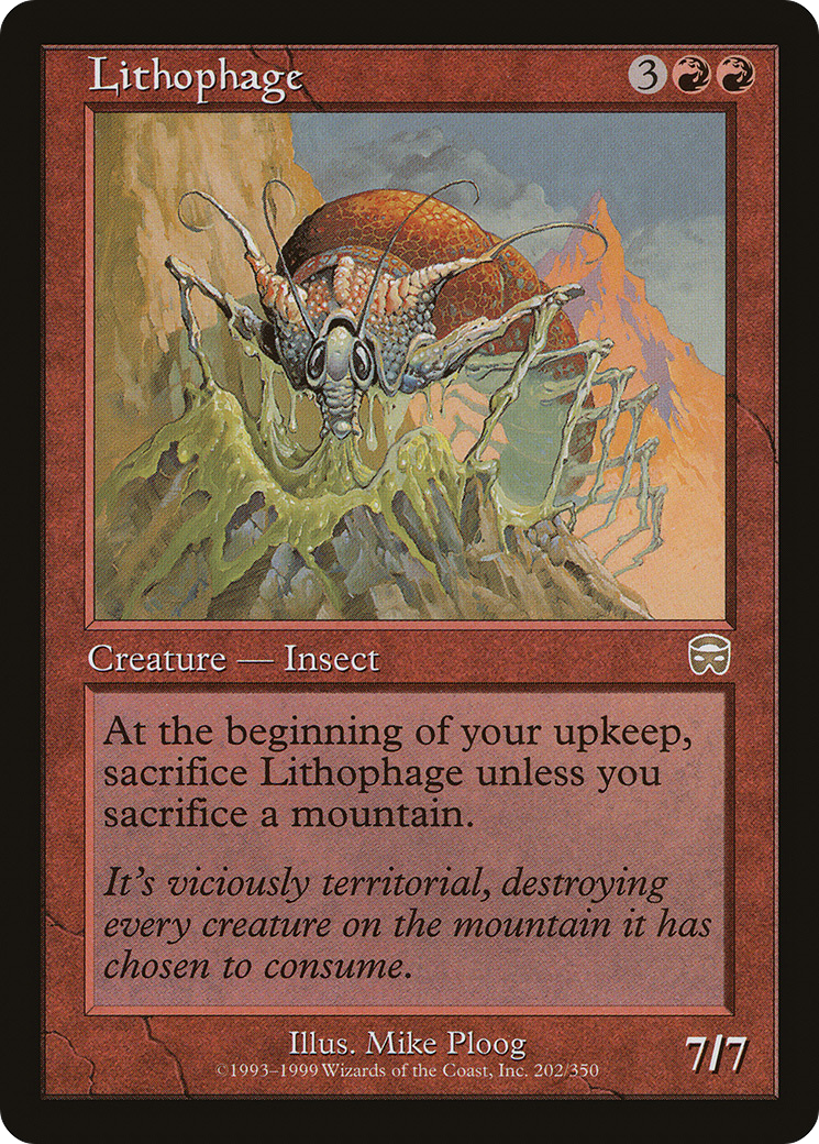Image of Lithophage [Mercadian Masques]