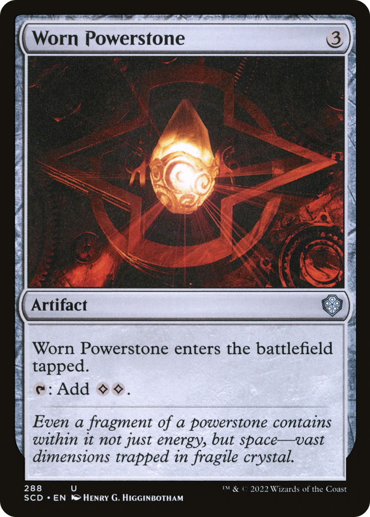 Image of Worn Powerstone [Starter Commander Decks]