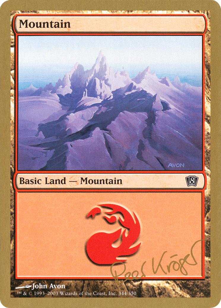 Image of Mountain (344) (Peer Kroger) [World Championship Decks 2003]