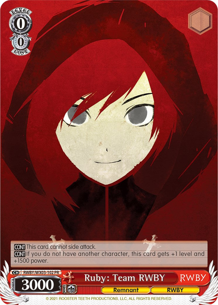 Image of Ruby: Team RWBY (RWBY/WX03-102 PR) [RWBY]