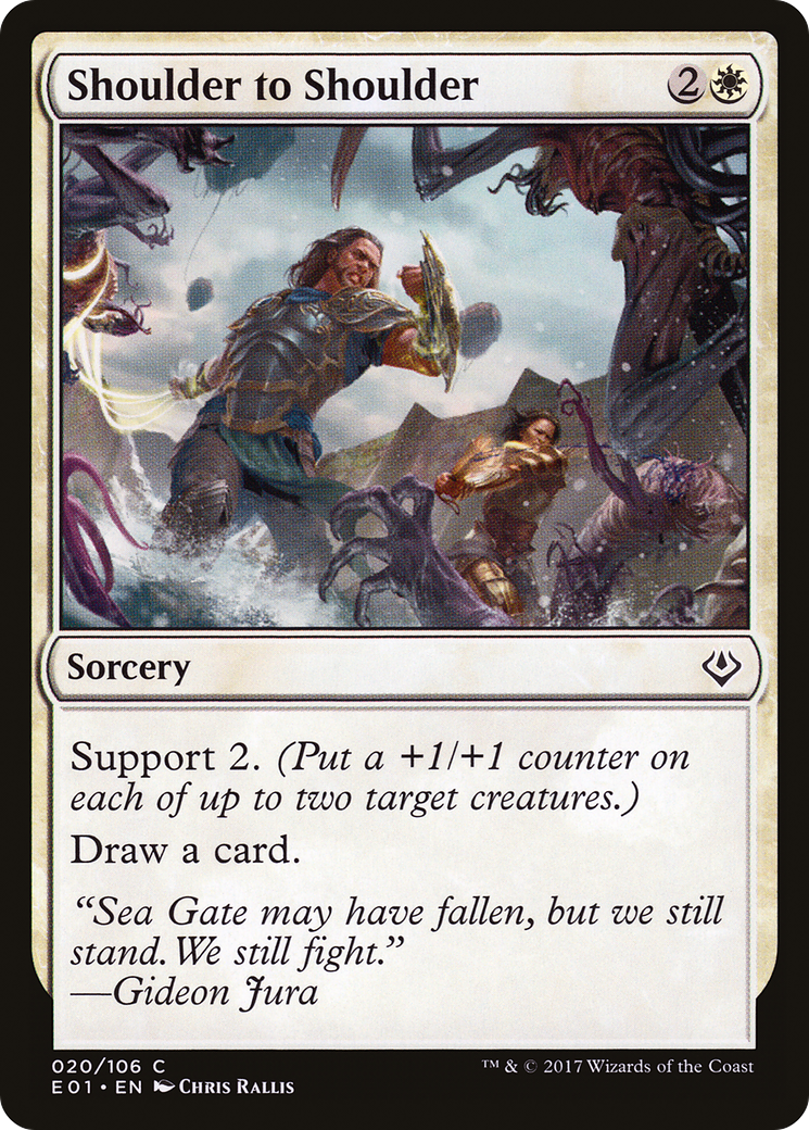 Image of Shoulder to Shoulder [Archenemy: Nicol Bolas]