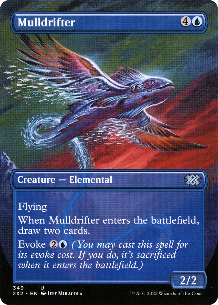 Image of Mulldrifter (Borderless Alternate Art) [Double Masters 2022]