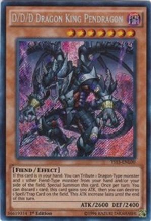 Image of D/D/D Dragon King Pendragon [YS15-ENL00] Secret Rare