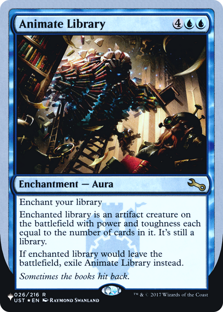 Image of Animate Library (Unfinity Foil Edition) [The List]