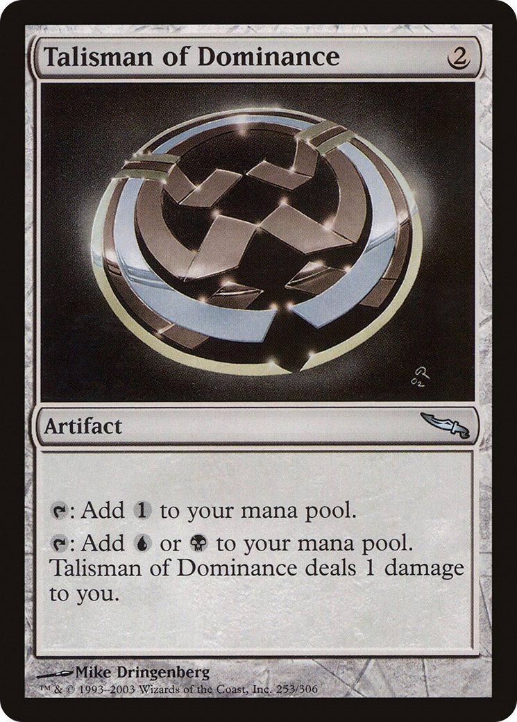 Image of Talisman of Dominance [Mirrodin]