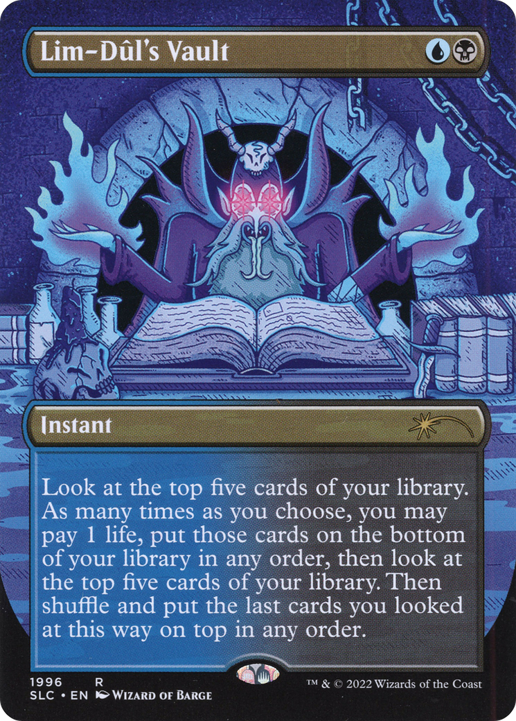 Image of Lim-Dul's Vault (Borderless) [Secret Lair Countdown Kit]