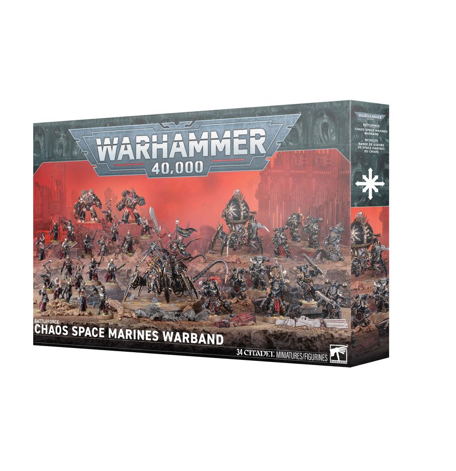 Image of BATTLEFORCE - CHAOS SPACE MARINES WARBAND - Warhammer 40,000