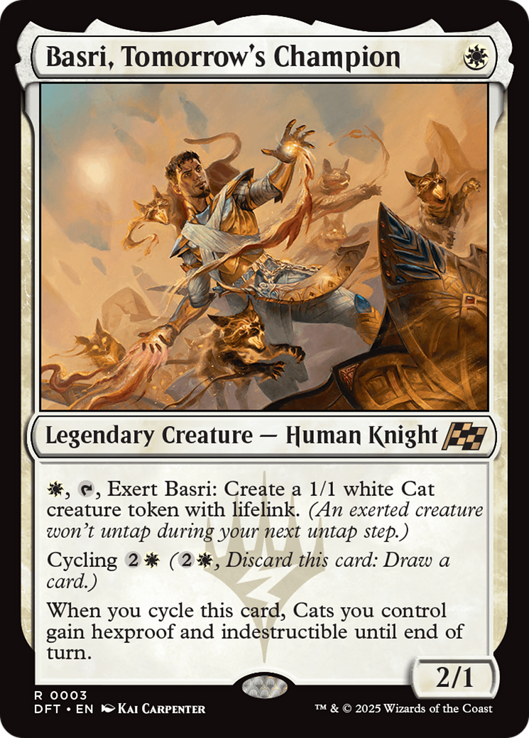 Image of Basri, Tomorrow's Champion [Aetherdrift]
