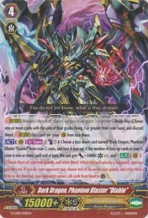 Dark Dragon, Phantom Blaster "Diablo" (G-LEGEND DECK VOL.1: THE DARK)