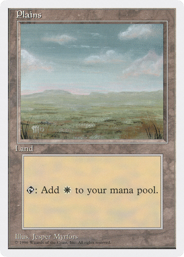 Image of Plains (Signature on Bottom Left) [Introductory Two-Player Set]