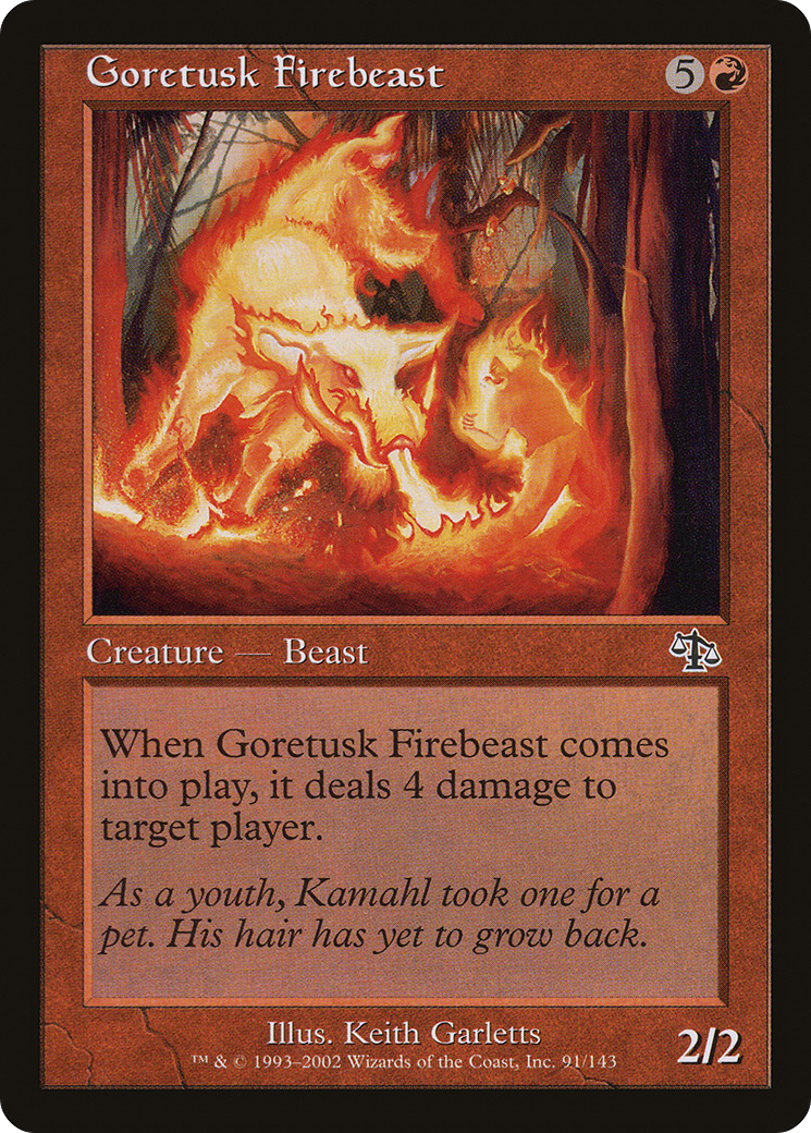 Image of Goretusk Firebeast [Judgment]