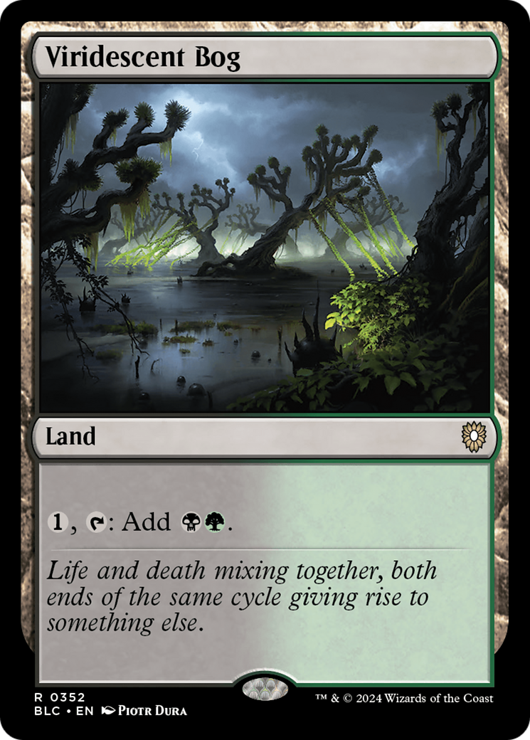 Image of Viridescent Bog [Bloomburrow Commander]