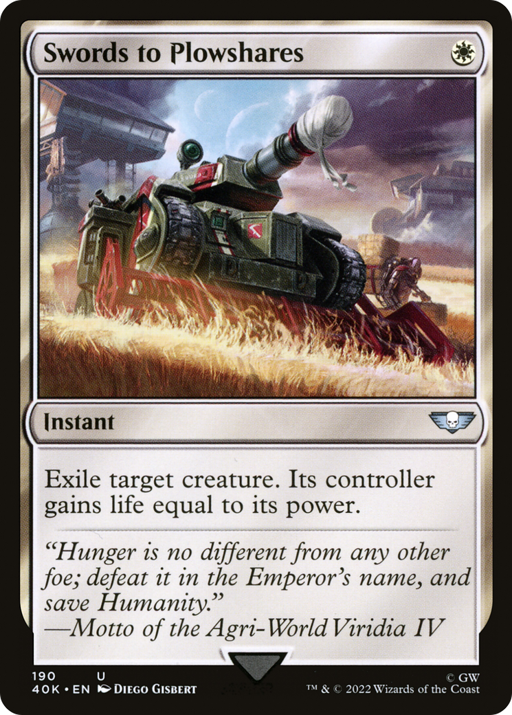 Image of Swords to Plowshares [Warhammer 40,000]