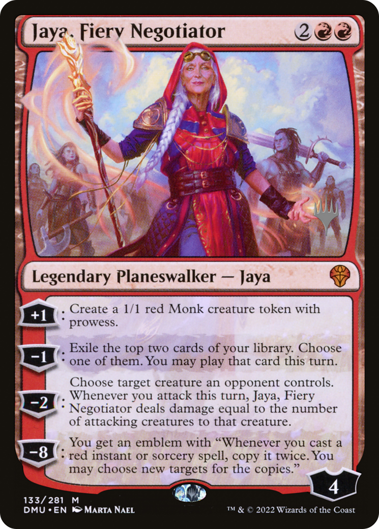 Image of Jaya, Fiery Negotiator (Promo Pack) [Dominaria United Promos]