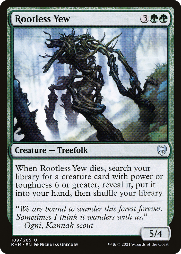 Image of Rootless Yew [Kaldheim]