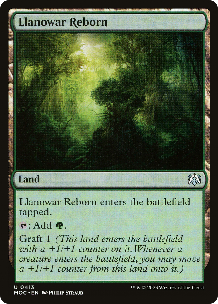 Image of Llanowar Reborn [March of the Machine Commander]