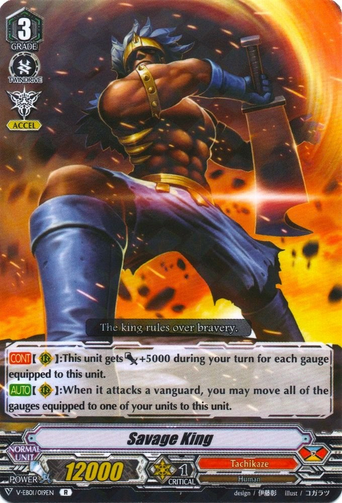 Image of Savage King (V-EB01/019EN) [The Destructive Roar]