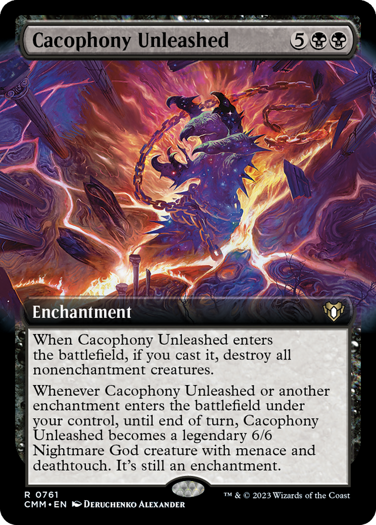 Image of Cacophony Unleashed (Extended Art) [Commander Masters]