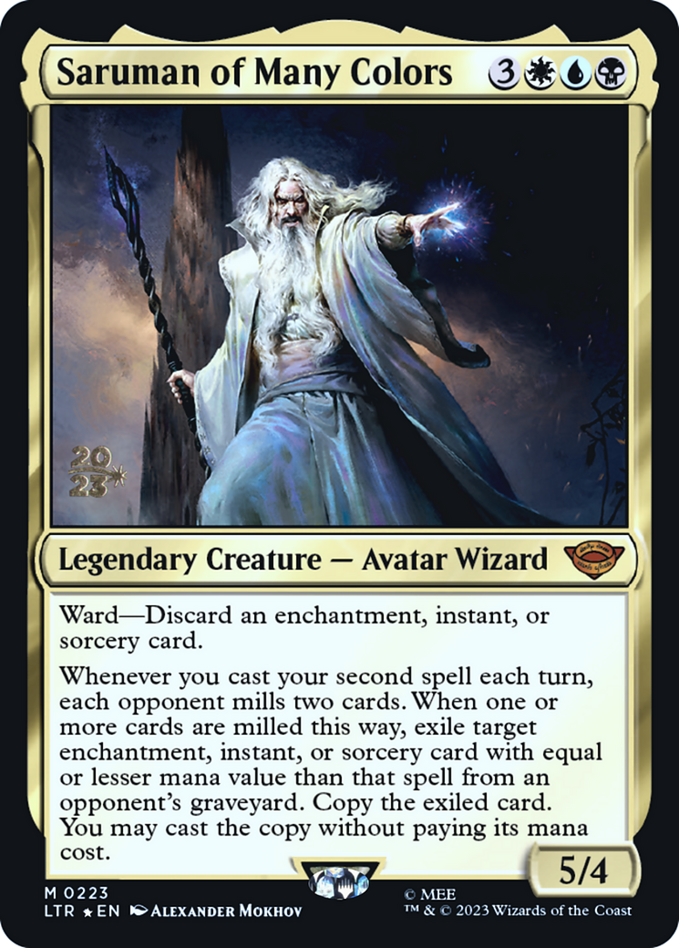 Image of Saruman of Many Colors [The Lord of the Rings: Tales of Middle-Earth Prerelease Promos]