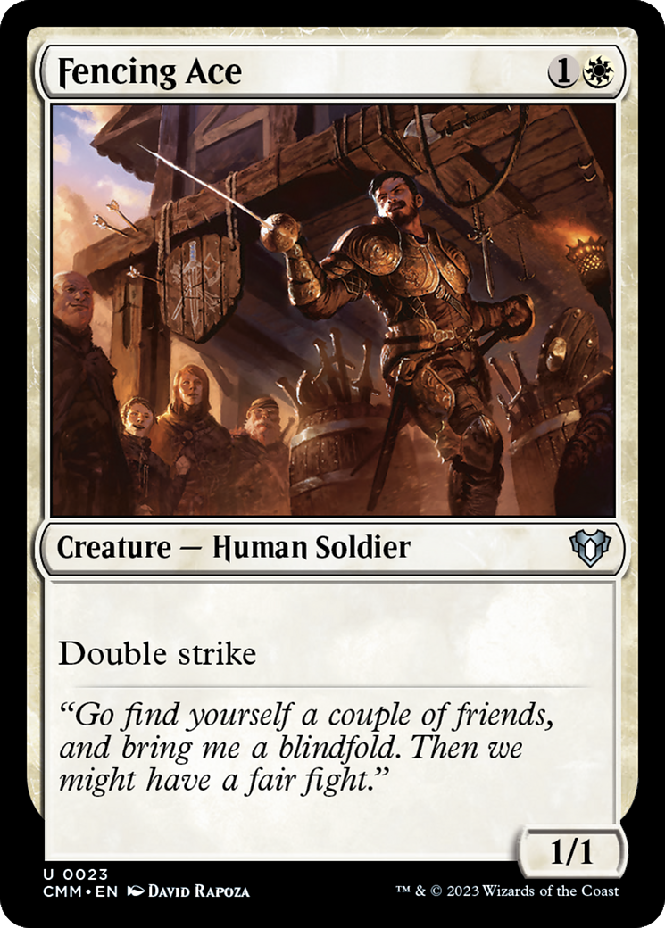 Image of Fencing Ace [Commander Masters]