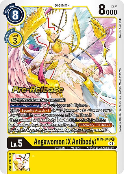 Image of Angewomon (X Antibody) [BT9-040] [X Record Pre-Release Promos]