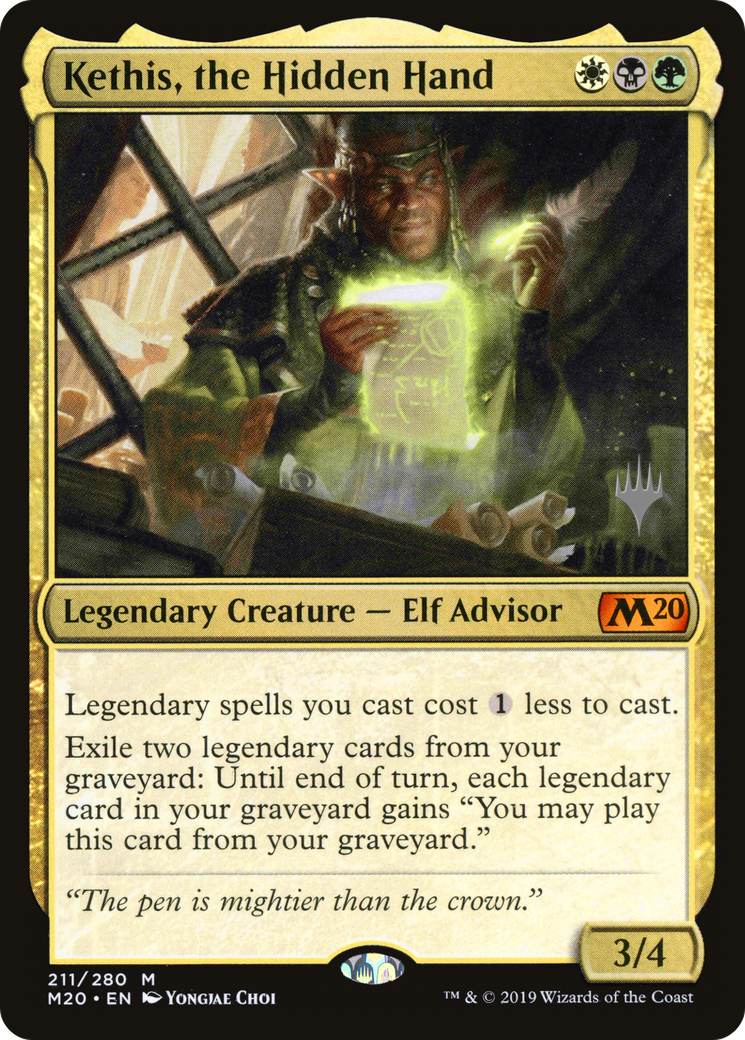 Image of Kethis, the Hidden Hand (Promo Pack) [Core Set 2020 Promos]