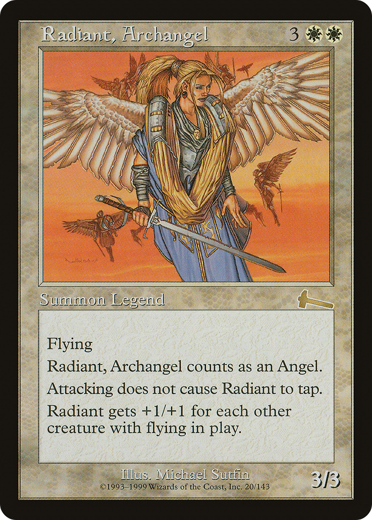 Image of Radiant, Archangel [Urza's Legacy]