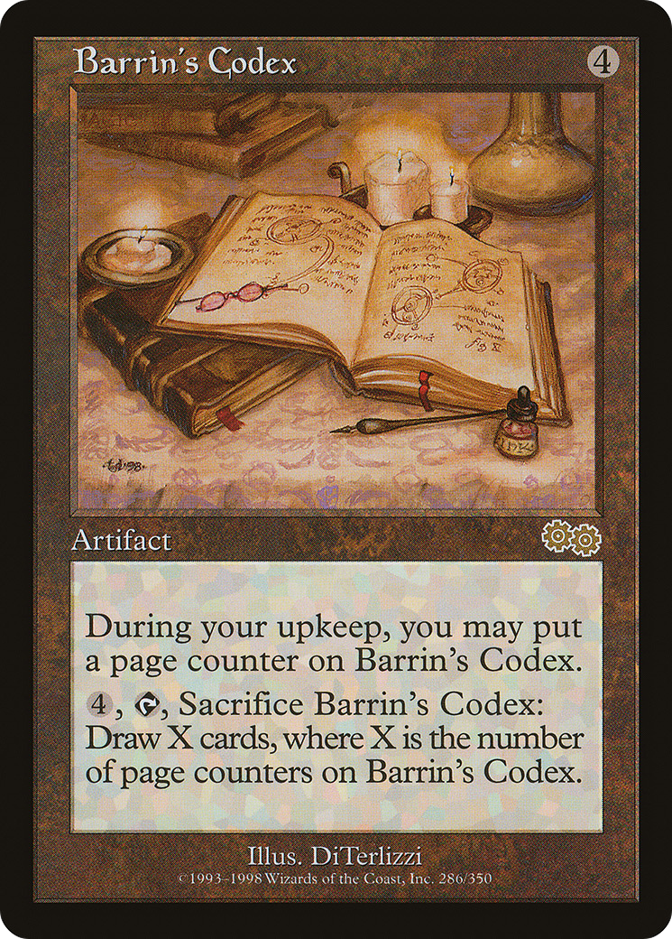 Image of Barrin's Codex [Urza's Saga]