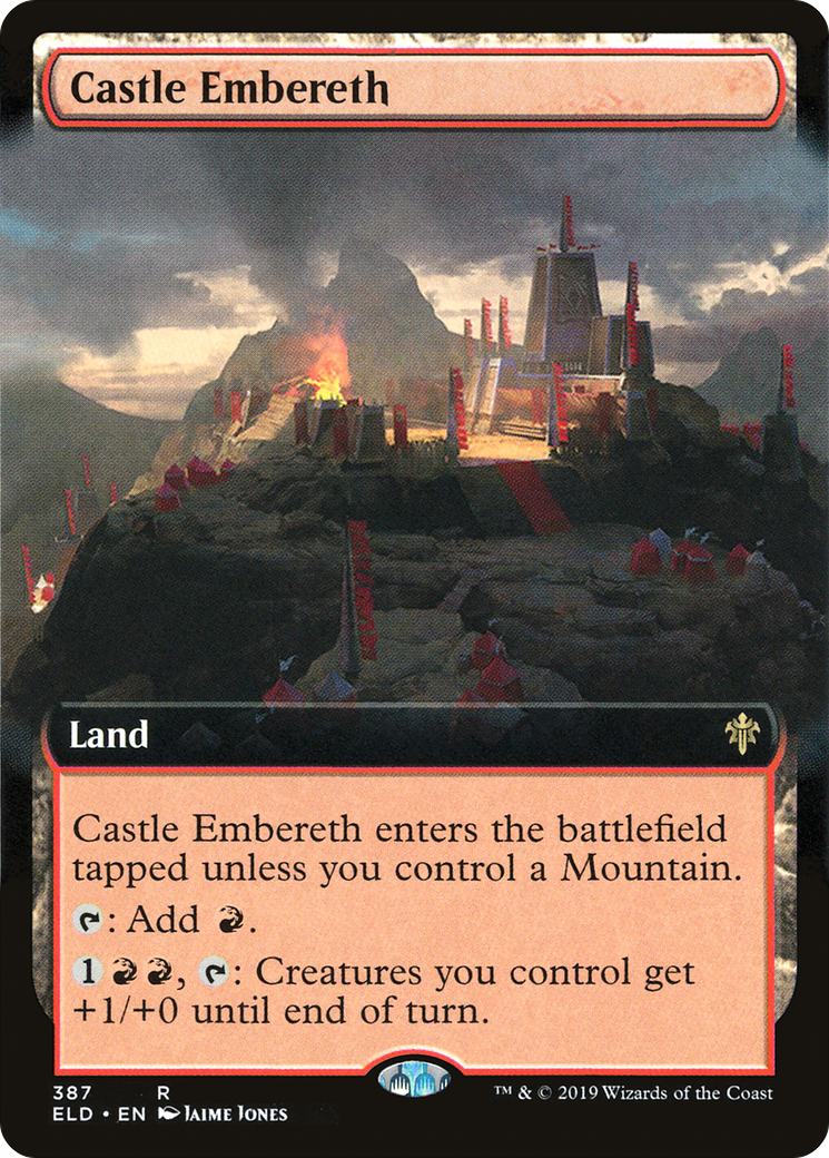 Image of Castle Embereth (Extended Art) [Throne of Eldraine]