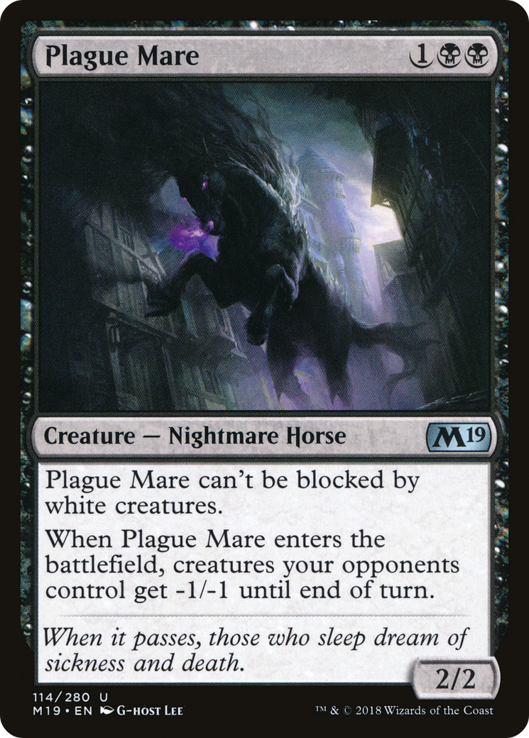 Image of Plague Mare [Core Set 2019]