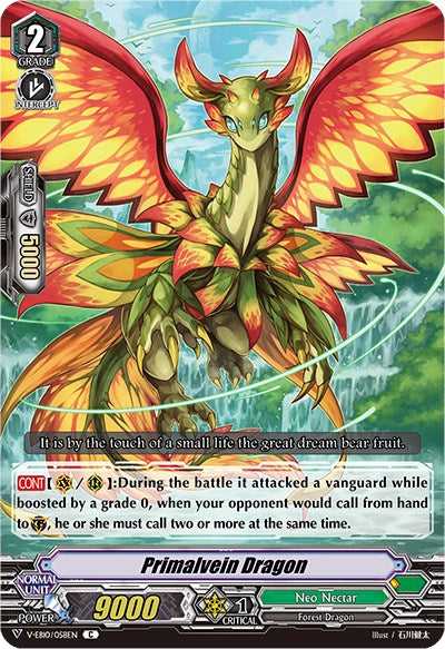 Image of Primalvein Dragon (V-EB10/058EN) [The Mysterious Fortune]
