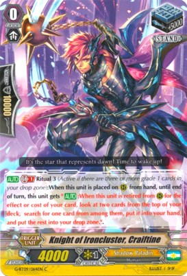 Image of Knight of Ironcluster, Craiftine (G-BT09/064EN) [Divine Dragon Caper]