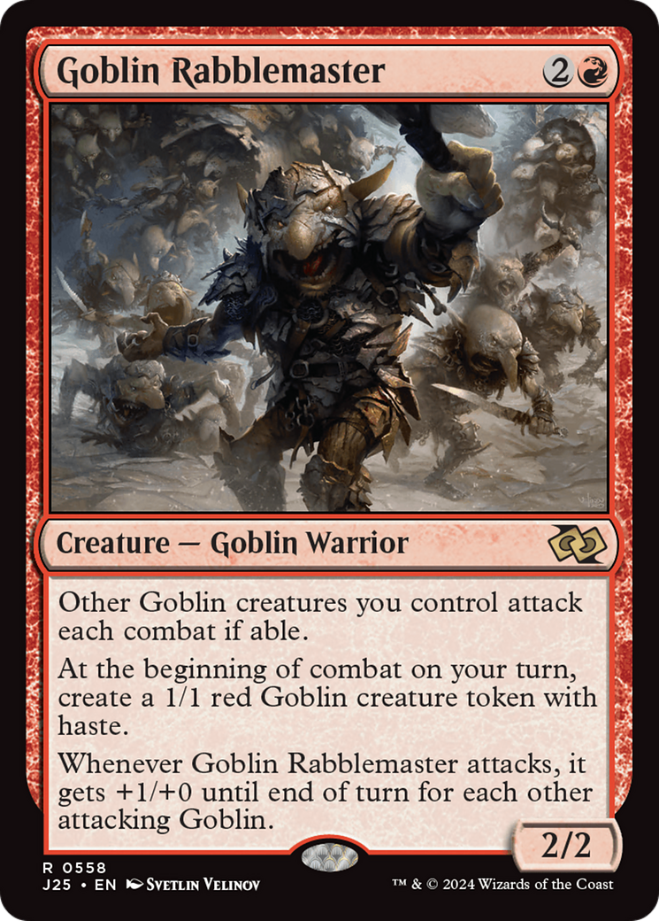 Image of Goblin Rabblemaster [Foundations Jumpstart]
