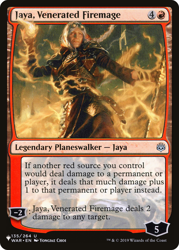 Image of Jaya, Venerated Firemage [The List]