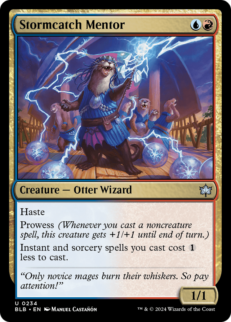 Image of Stormcatch Mentor [Bloomburrow]