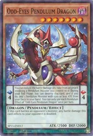 Image of Odd-Eyes Pendulum Dragon [SP15-EN012] Shatterfoil Rare
