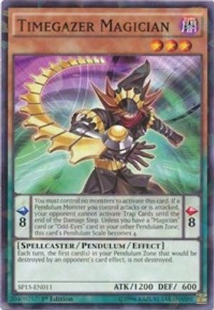 Image of Timegazer Magician [SP15-EN011] Shatterfoil Rare