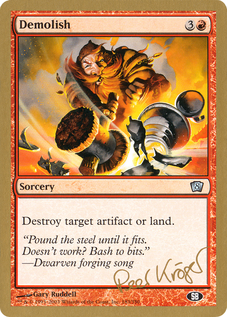Image of Demolish (Peer Kroger) (SB) [World Championship Decks 2003]
