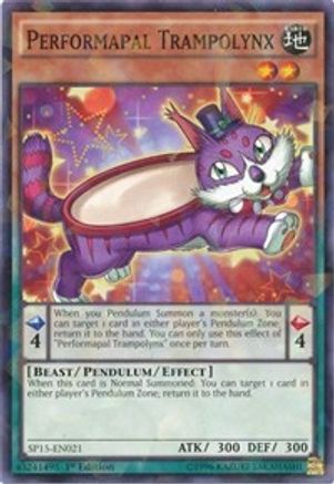 Image of Performapal Trampolynx [SP15-EN021] Shatterfoil Rare