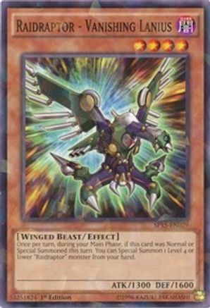 Image of Raidraptor - Vanishing Lanius [SP15-EN029] Shatterfoil Rare