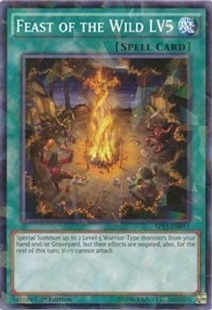 Image of Feast of the Wild LV5 [SP15-EN041] Shatterfoil Rare
